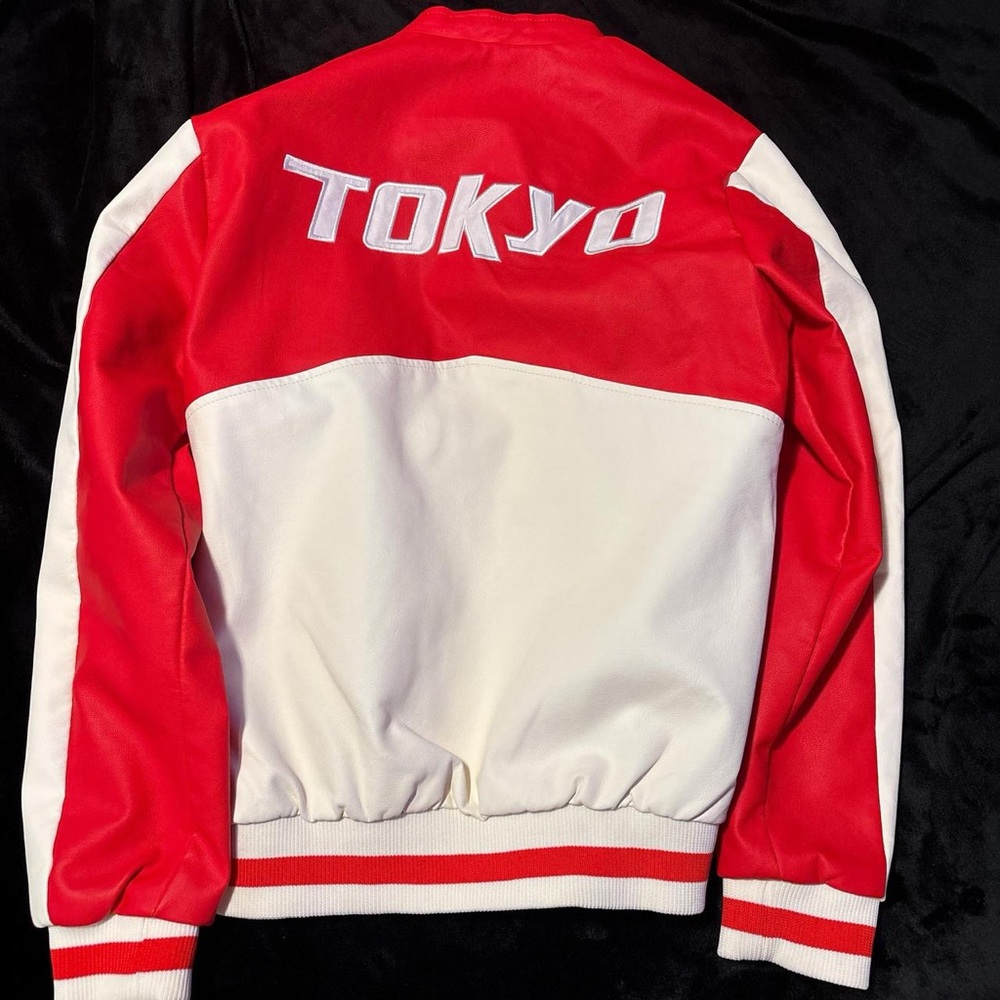 Red and White Racing Jacket - Picture 5 of 5